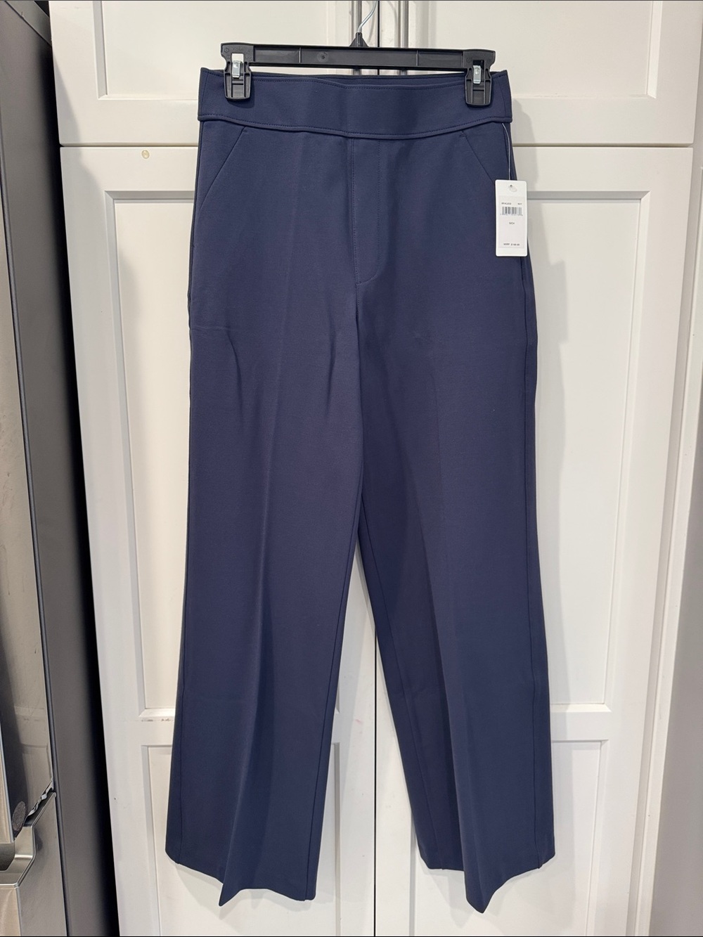New Splendid Navy Wide-Leg Pull-On Pants